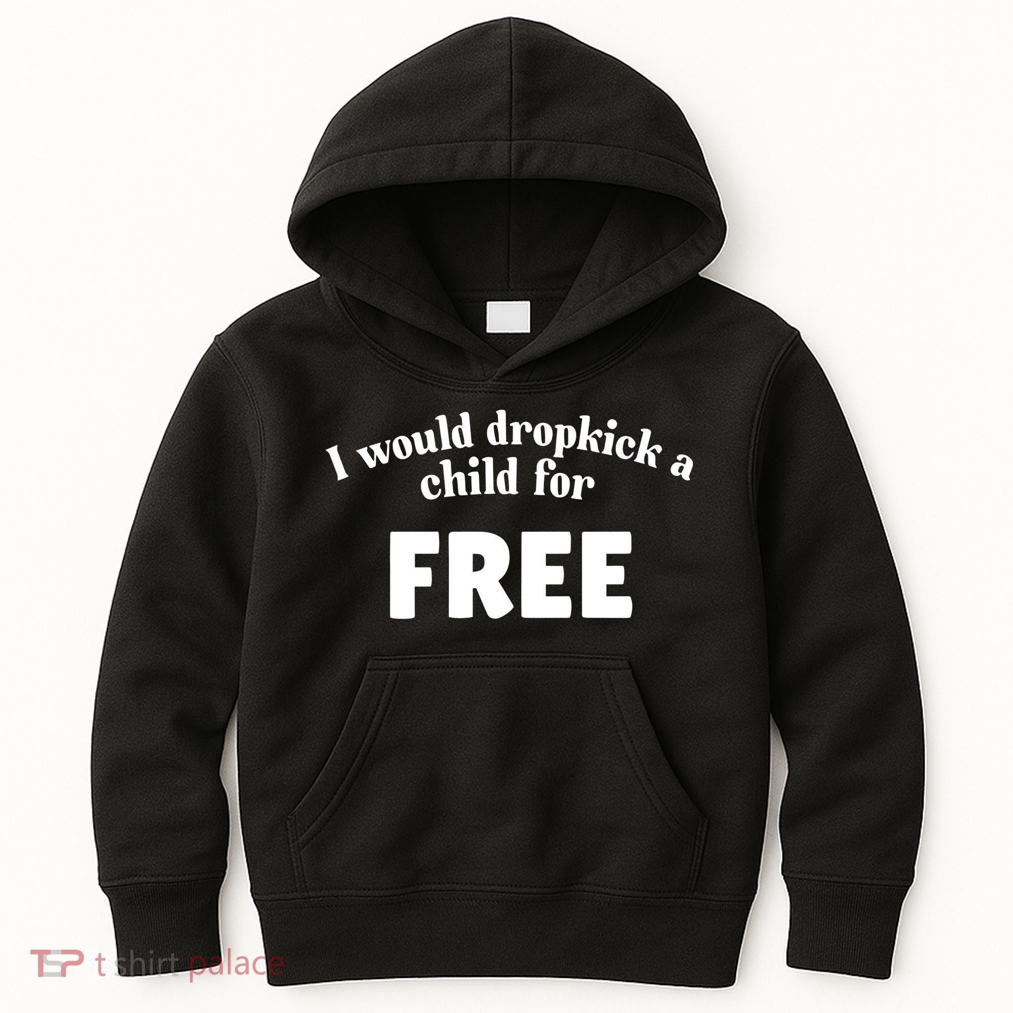 I Would Dropkick A Child For Free Kids Hoodie
