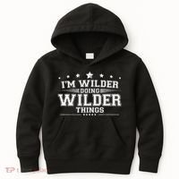 Im Wilder Doing Wilder Things Kids Hoodie thumb 0