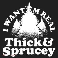 I Want Em Real Thick And Sprucey Funny Christmas Beanie thumb 2