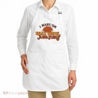 I Want Em Real Thick And Juicy Funny Thanksgiving Apron thumb 2