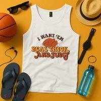 I Want Em Real Thick And Juicy Funny Thanksgiving Tank Top thumb 4
