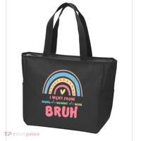 I Went From Mama To Mommy To Mom Bruh Rainbow Tote Bag thumb 3