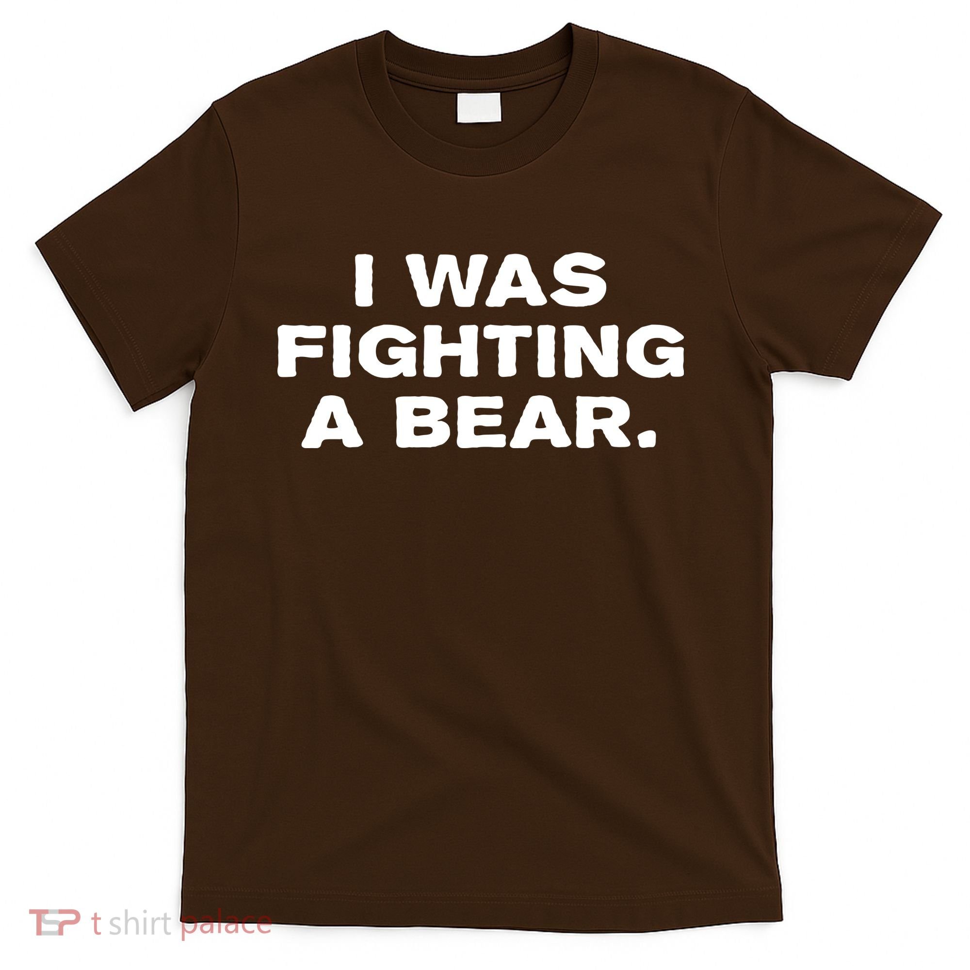 I Was Fighting A Bear Funny T-Shirt