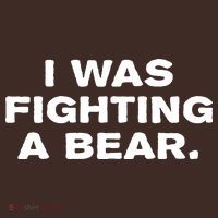I Was Fighting A Bear Funny T-Shirt thumb 7