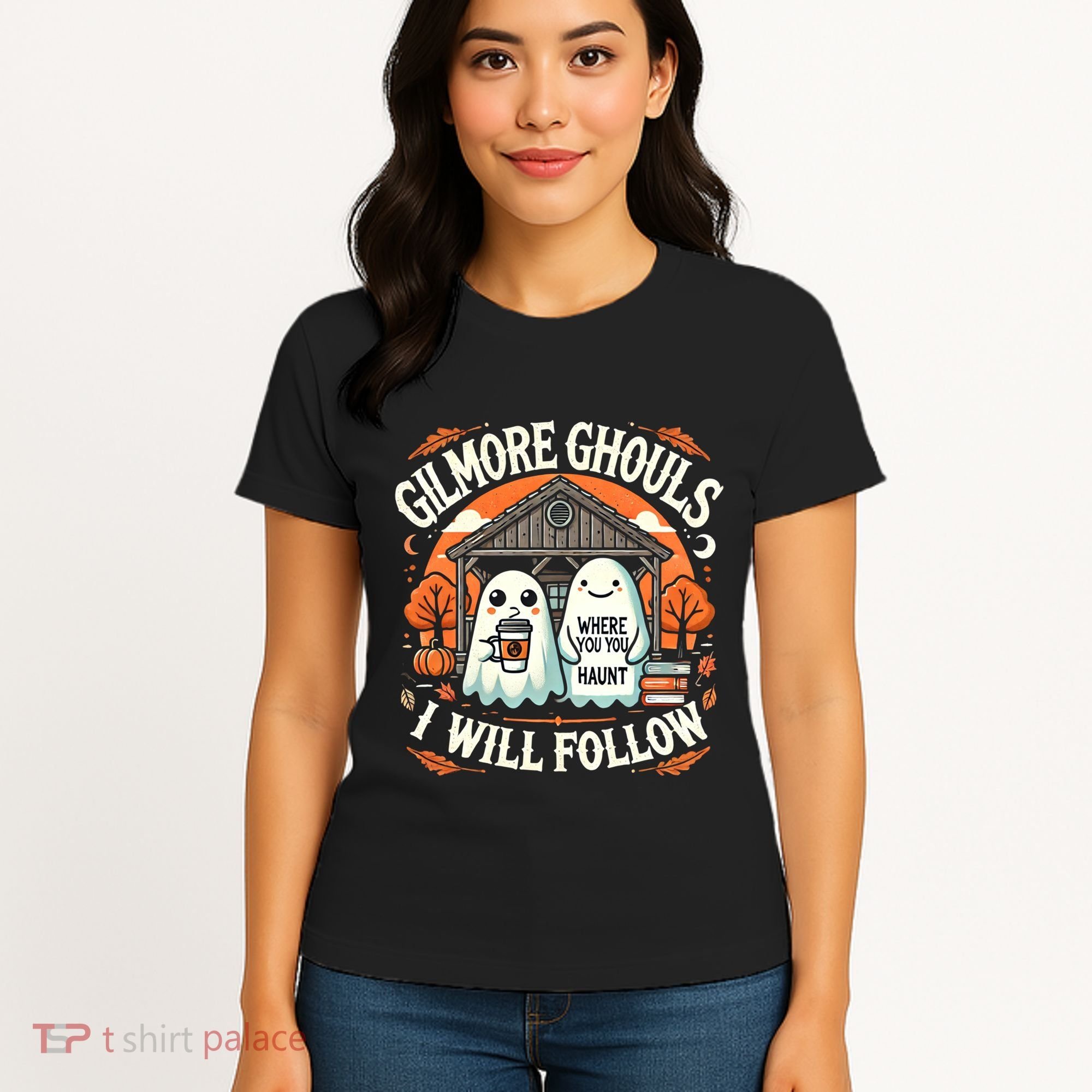 I Will Follow Apparel Gilmore Ghouls Where You Haunt Women's T-Shirt