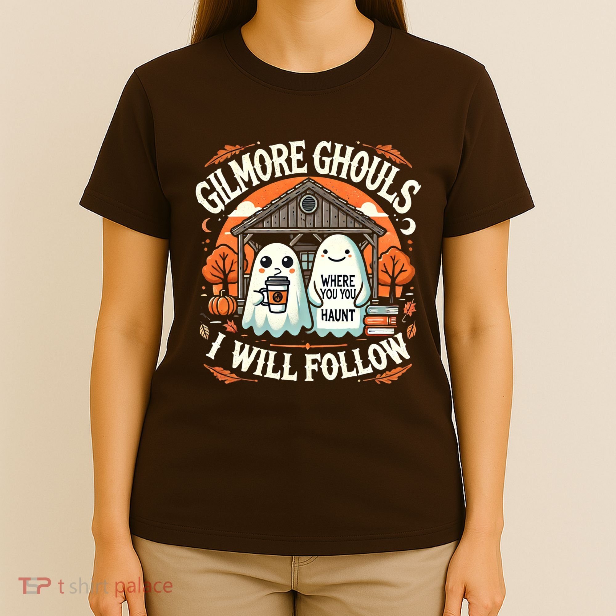 I Will Follow Apparel Gilmore Ghouls Where You Haunt T-Shirt