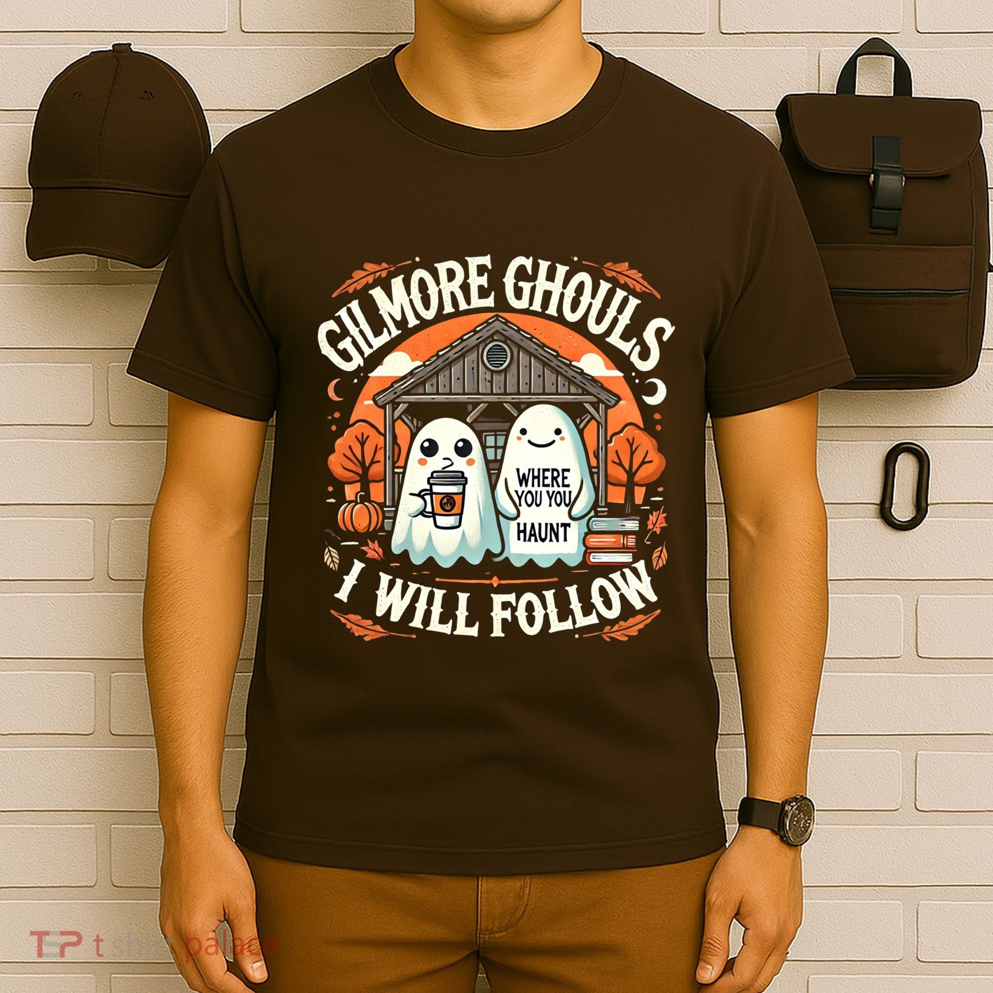 I Will Follow Apparel Gilmore Ghouls Where You Haunt T-Shirt