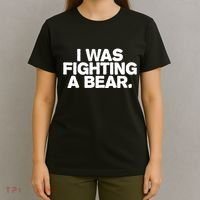 I Was Fighting A Bear Funny Injury Get Well Gift T-Shirt thumb 4