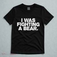 I Was Fighting A Bear Funny Injury Get Well Gift T-Shirt thumb 5