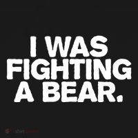 I Was Fighting A Bear Funny Injury Get Well Gift Mousepad thumb 1