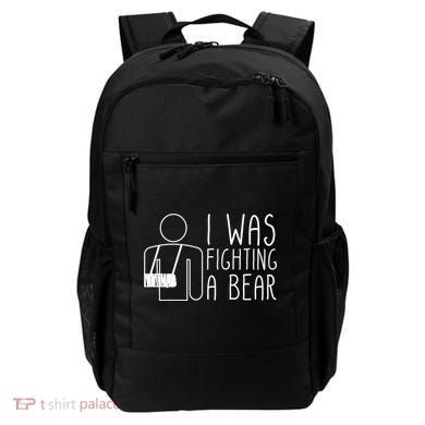 I Was Fighting A Bear Broken Arm Cool Gift Backpack