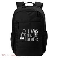 I Was Fighting A Bear Broken Arm Cool Gift Backpack thumb 0