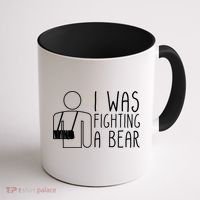 I Was Fighting A Bear Broken Arm Cool Gift Coffee Mug thumb 1