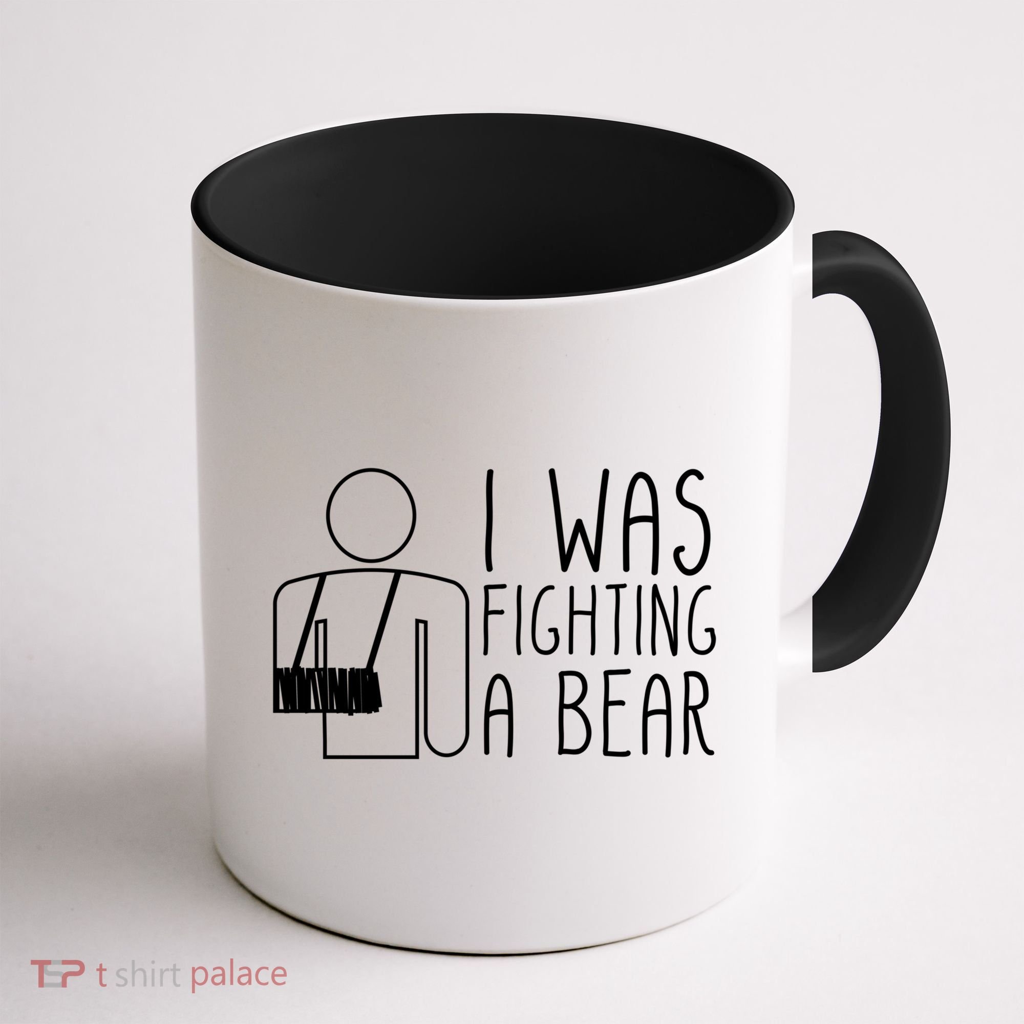 I Was Fighting A Bear Broken Arm Cool Gift Coffee Mug