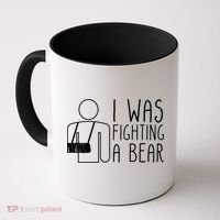 I Was Fighting A Bear Broken Arm Cool Gift Coffee Mug thumb 0