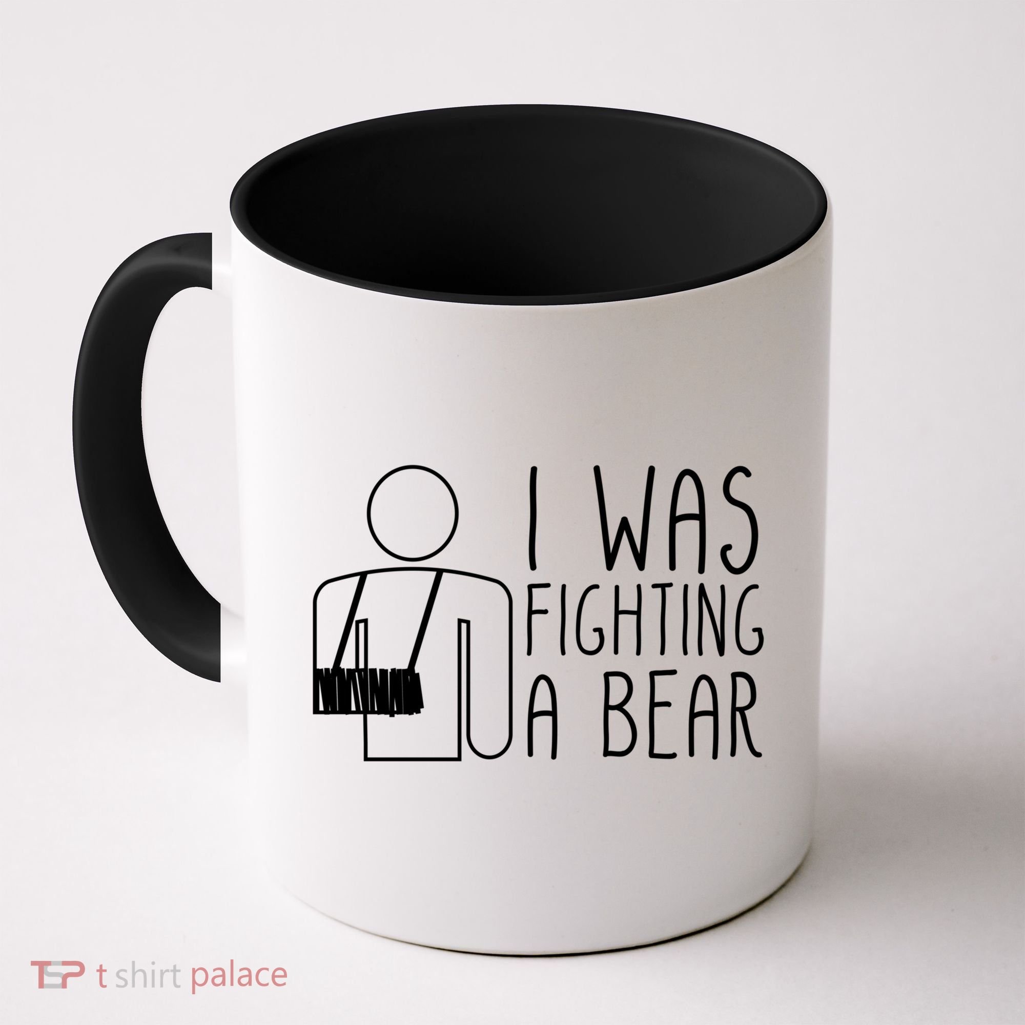 I Was Fighting A Bear Broken Arm Cool Gift Coffee Mug