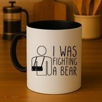 I Was Fighting A Bear Broken Arm Cool Gift Coffee Mug thumb 4