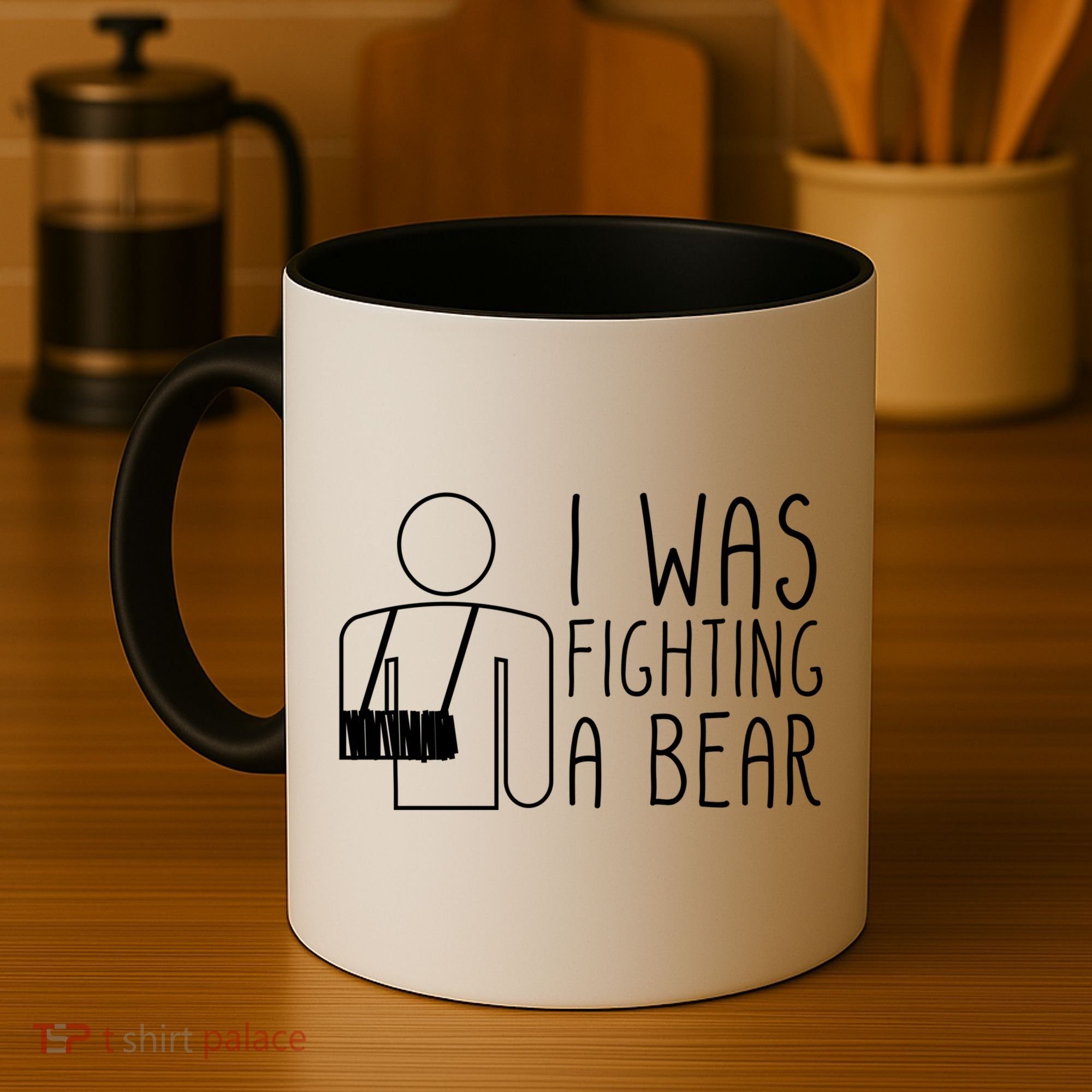I Was Fighting A Bear Broken Arm Cool Gift Coffee Mug