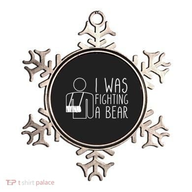 I Was Fighting A Bear Broken Arm Cool Gift Ornament