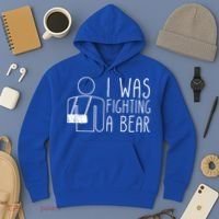 I Was Fighting A Bear Broken Arm Cool Gift Hoodie thumb 3