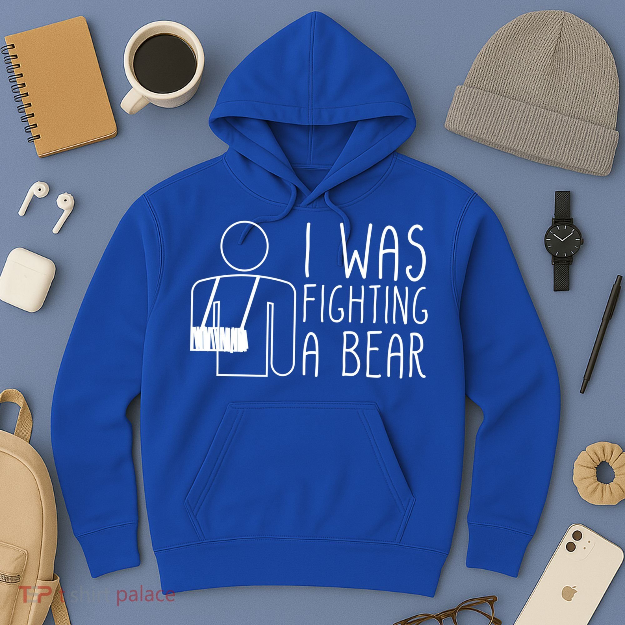 I Was Fighting A Bear Broken Arm Cool Gift Hoodie