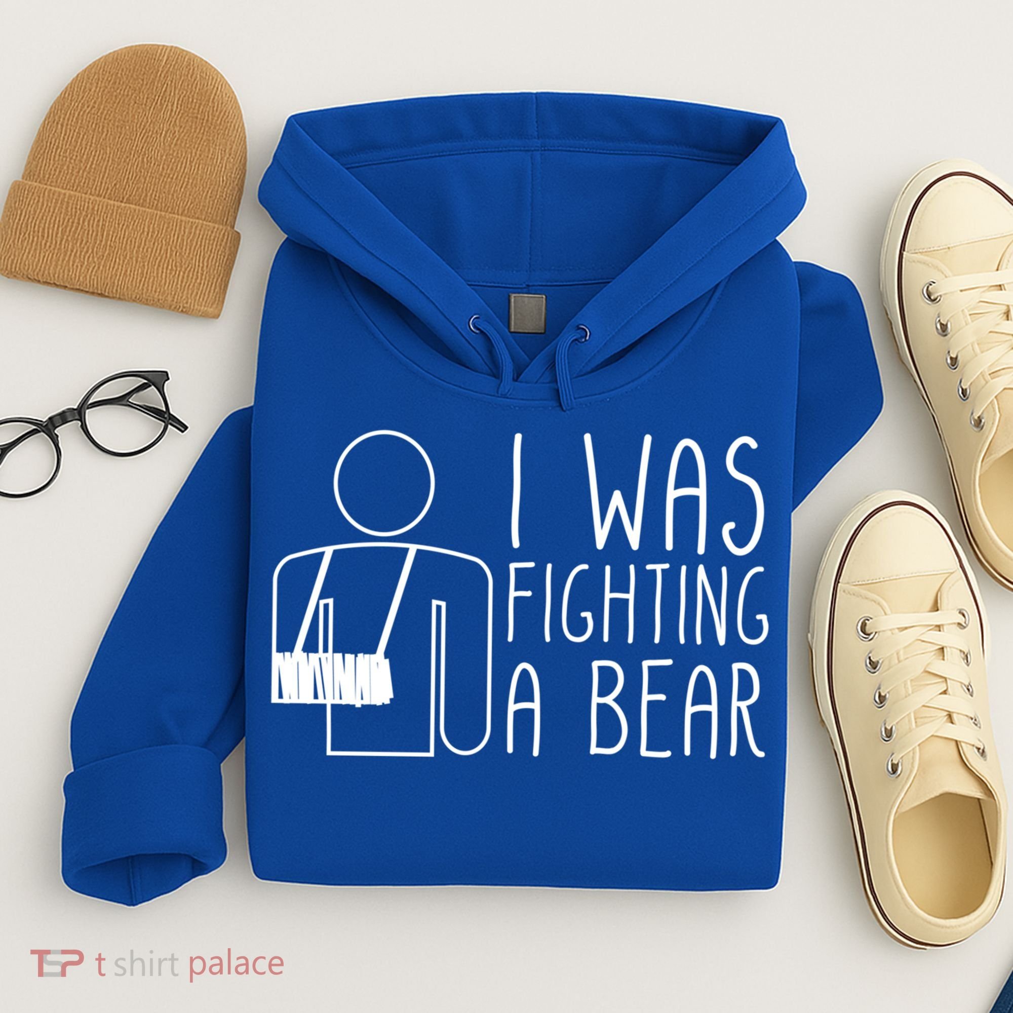 I Was Fighting A Bear Broken Arm Cool Gift Hoodie