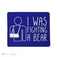 I Was Fighting A Bear Broken Arm Cool Gift Mousepad thumb 0