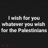 I Wish For You Whatever You Wish For The Palestinians Long Sleeve Shirt thumb 2