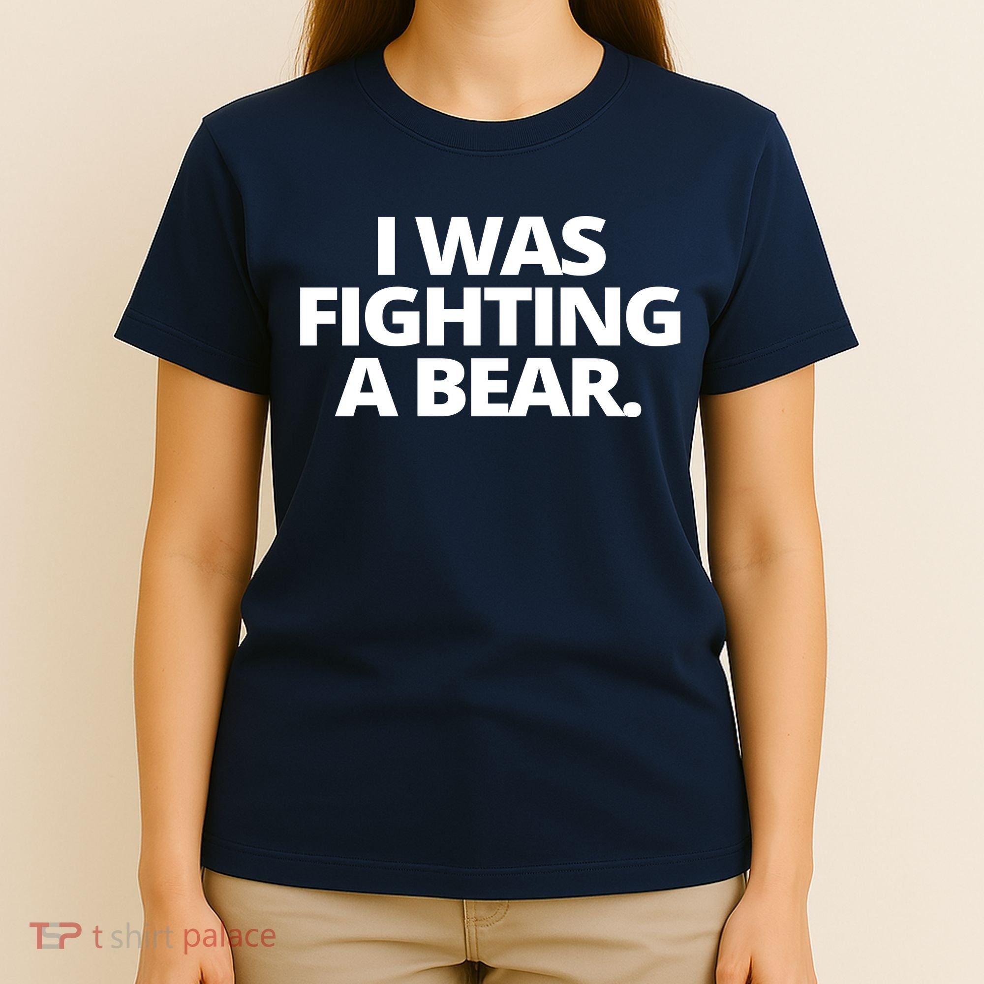 I Wanna Fighting A Bear Funny Injury T-Shirt