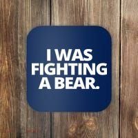 I Wanna Fighting A Bear Funny Injury Coaster thumb 0