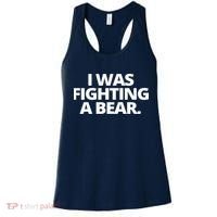 I Wanna Fighting A Bear Funny Injury Women's Tank Top thumb 0