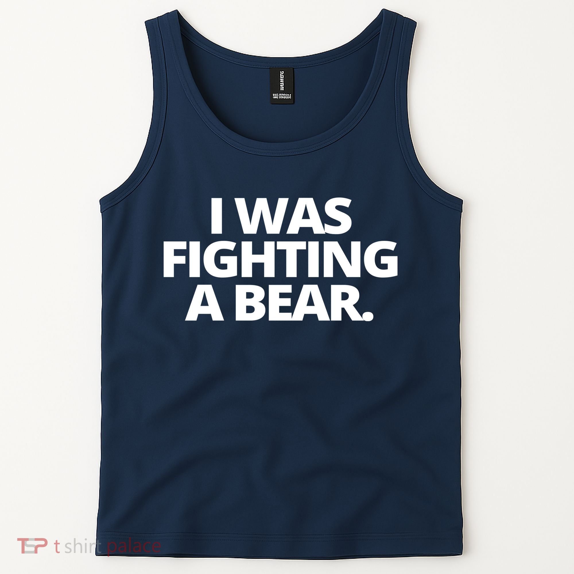 I Wanna Fighting A Bear Funny Injury Tank Top