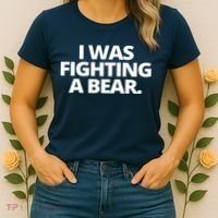I Wanna Fighting A Bear Funny Injury Women's T-Shirt thumb 2