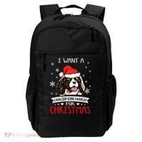 I Want For Christmas Is A Cavalier King Charles Spaniel Gift Backpack thumb 0