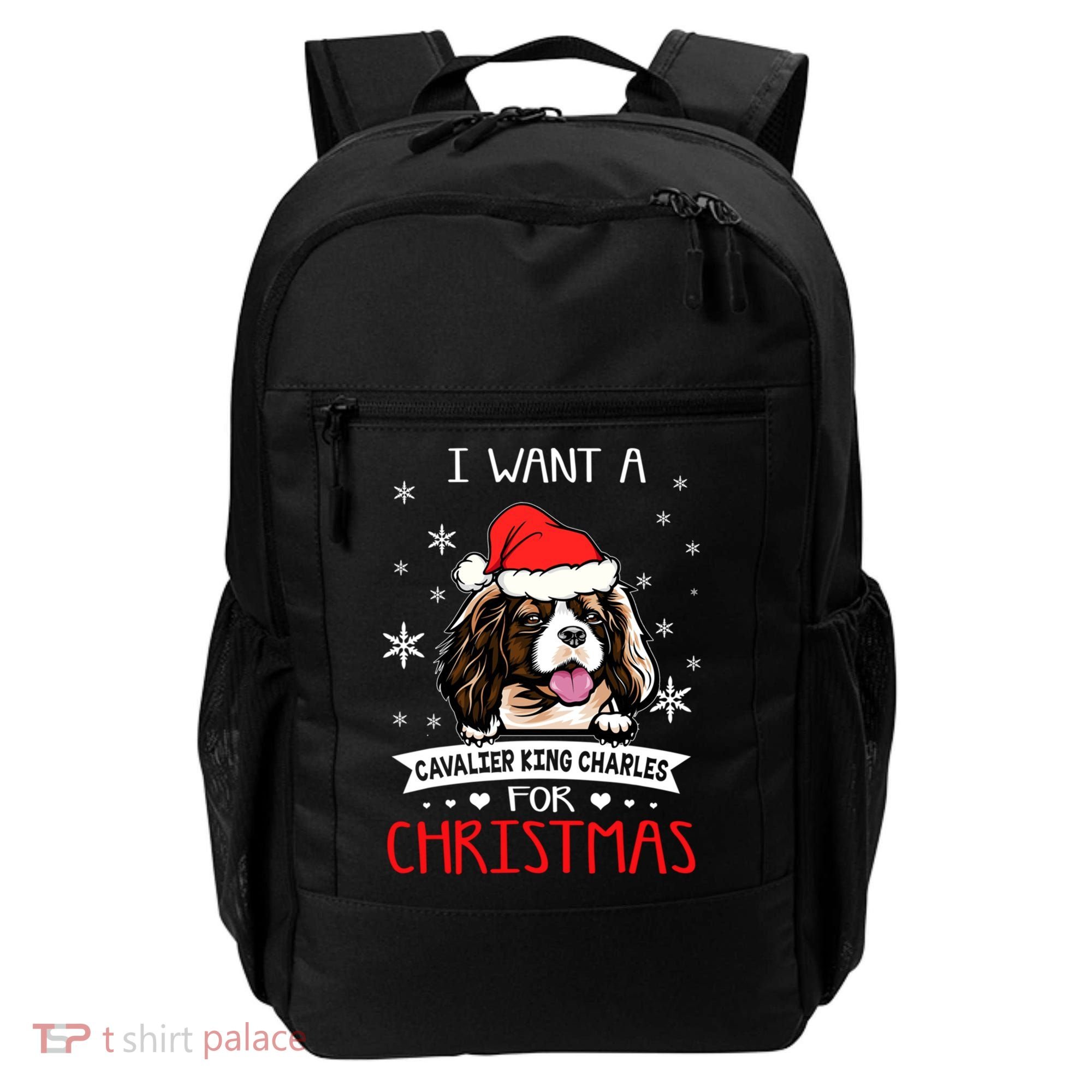 I Want For Christmas Is A Cavalier King Charles Spaniel Gift Backpack