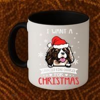 I Want For Christmas Is A Cavalier King Charles Spaniel Gift Coffee Mug thumb 2