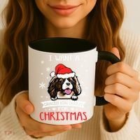 I Want For Christmas Is A Cavalier King Charles Spaniel Gift Coffee Mug thumb 3