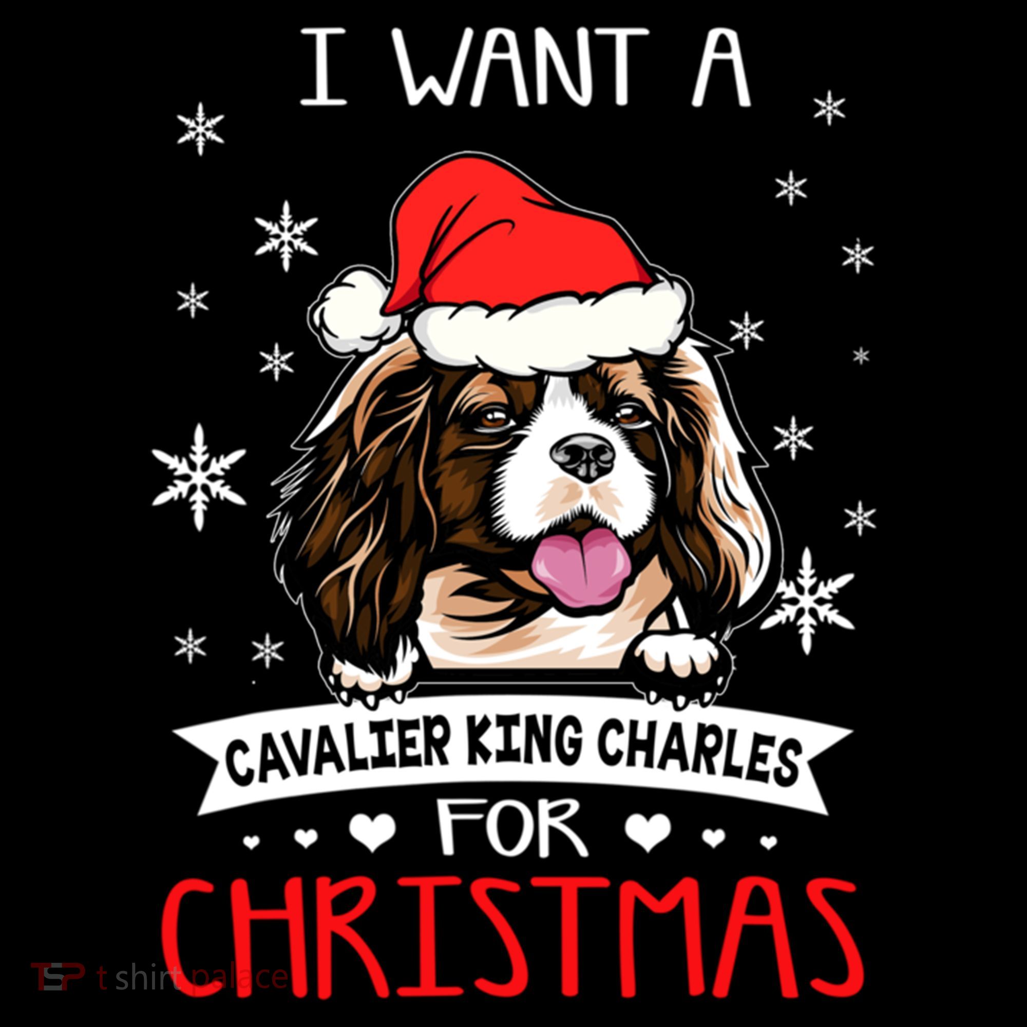 I Want For Christmas Is A Cavalier King Charles Spaniel Gift Coffee Mug