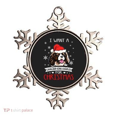 I Want For Christmas Is A Cavalier King Charles Spaniel Gift Ornament