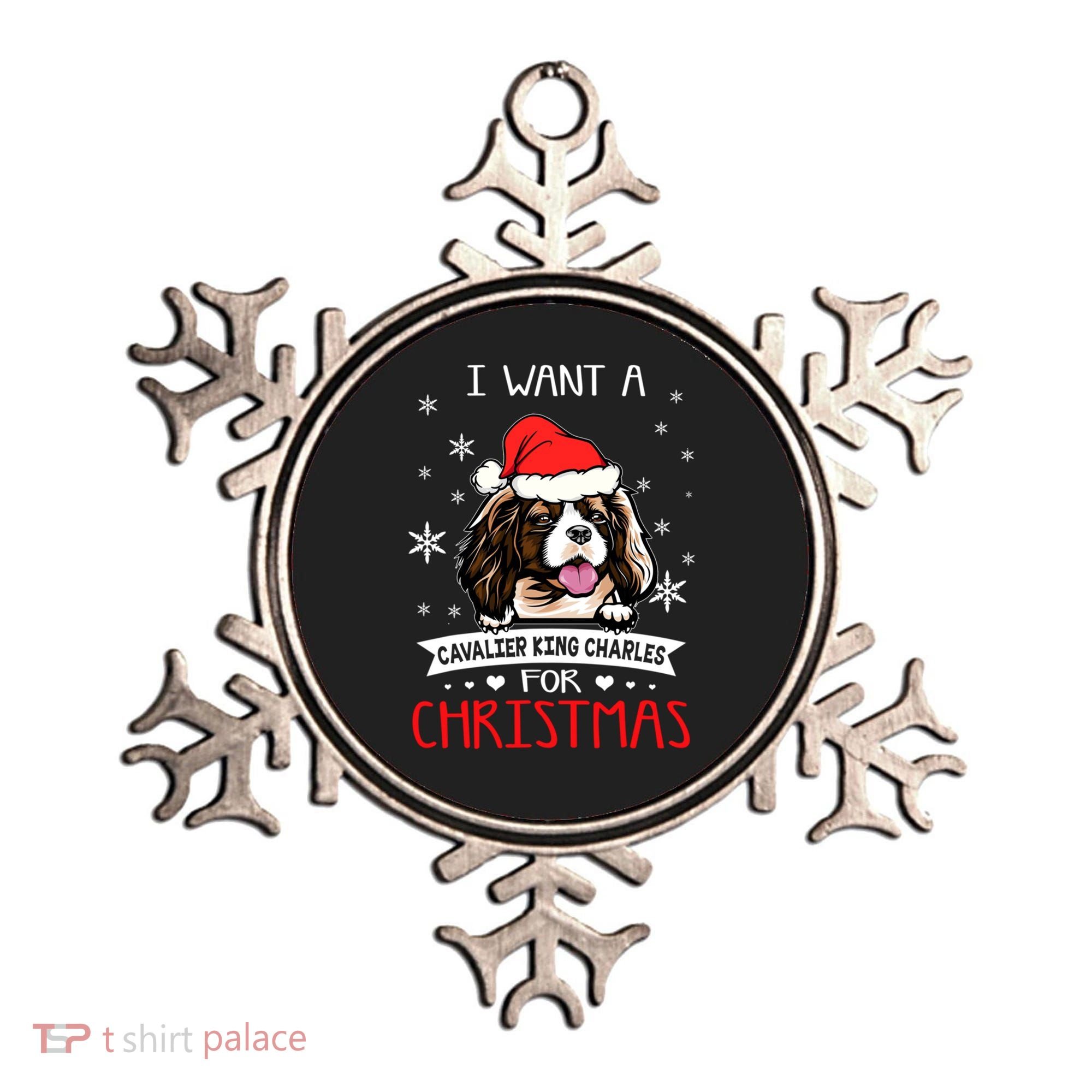 I Want For Christmas Is A Cavalier King Charles Spaniel Gift Ornament