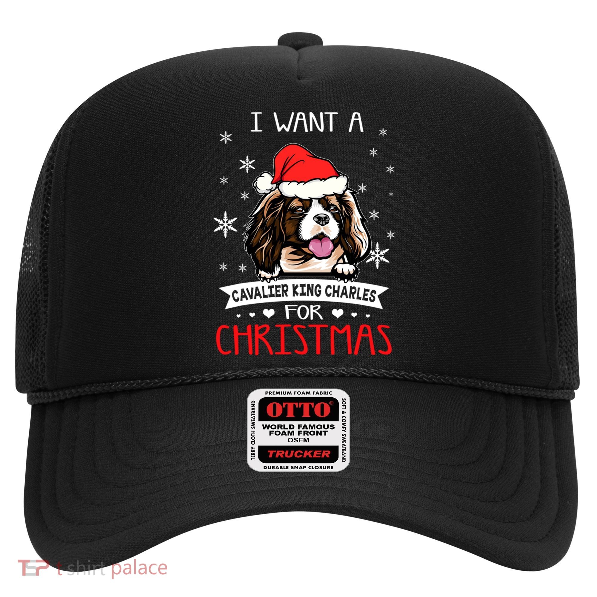 I Want For Christmas Is A Cavalier King Charles Spaniel Gift Hat