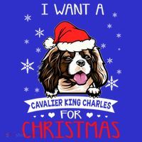 I Want For Christmas Is A Cavalier King Charles Spaniel Gift Mousepad thumb 1