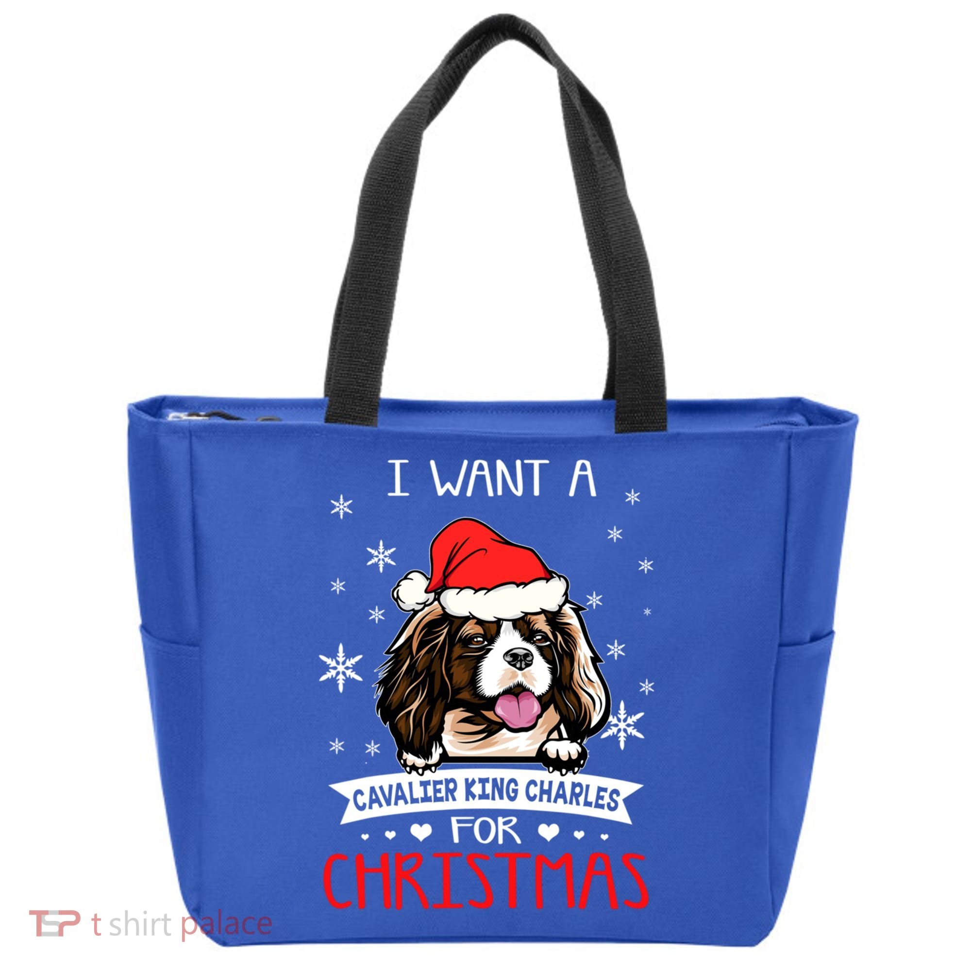 I Want For Christmas Is A Cavalier King Charles Spaniel Gift Tote Bag