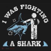 I Was Fighting A Shark Funny Arm Broken Bucket Hat thumb 4