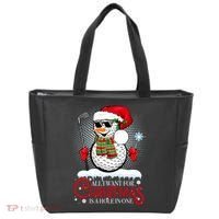 I Want For Christmas Is A Hole In One Golf Ball Snowman Xmas Tote Bag thumb 0