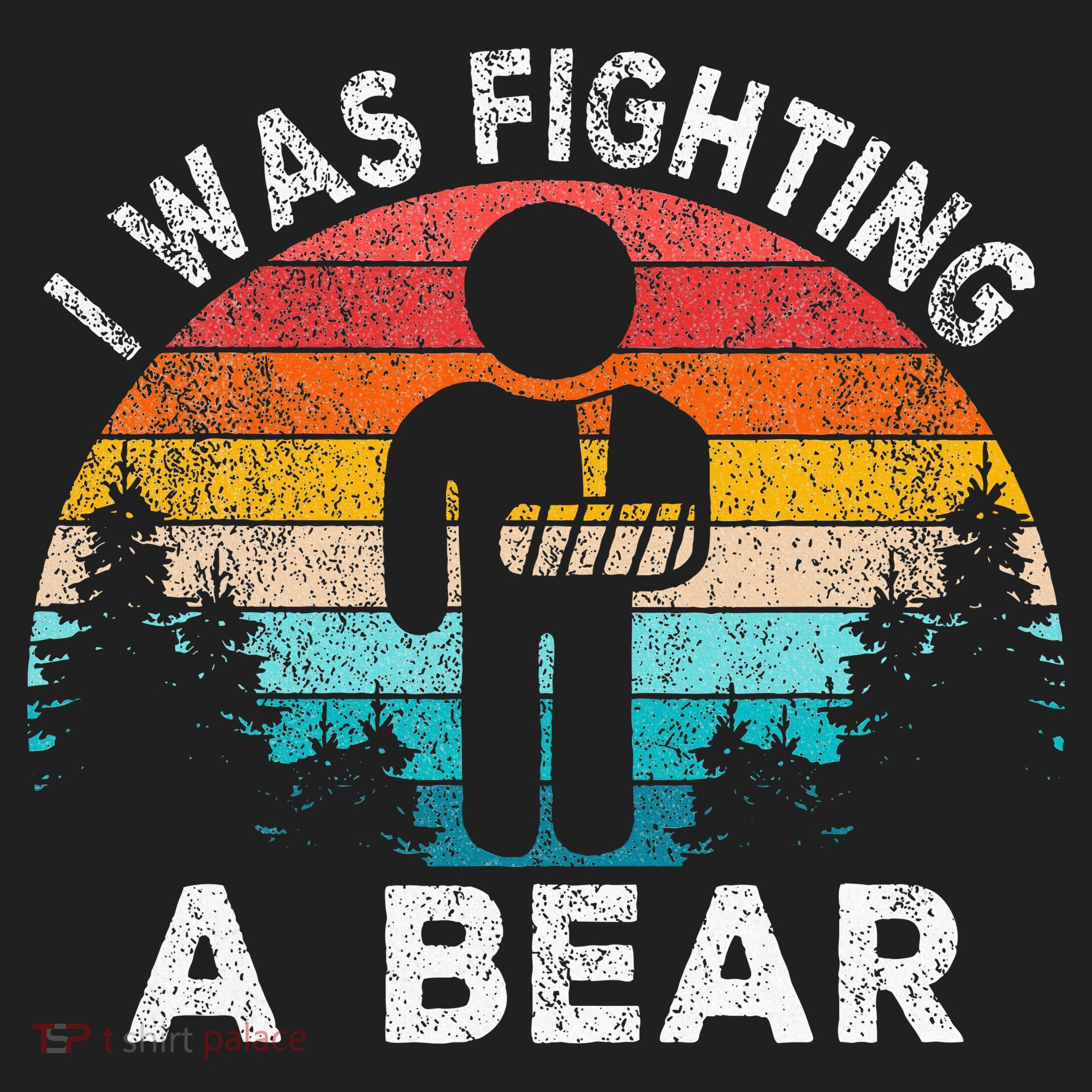 I Was Fighting A Bear Get Well Soon Broken Arm Surgery Retro Beanie