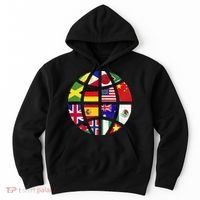 International World Flags Traveler Travelling World Flags Hoodie thumb 0