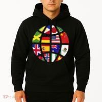 International World Flags Traveler Travelling World Flags Hoodie thumb 2