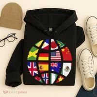 International World Flags Traveler Travelling World Flags Hoodie thumb 4