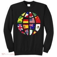 International World Flags Traveler Travelling World Flags Sweatshirt thumb 0
